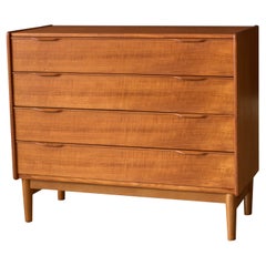 Danish Modern Teak Dresser Chest of Drawers by Henning Jorgensen