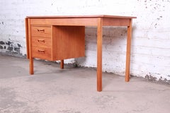 Danish Modern Teak Drop-Leaf Desk