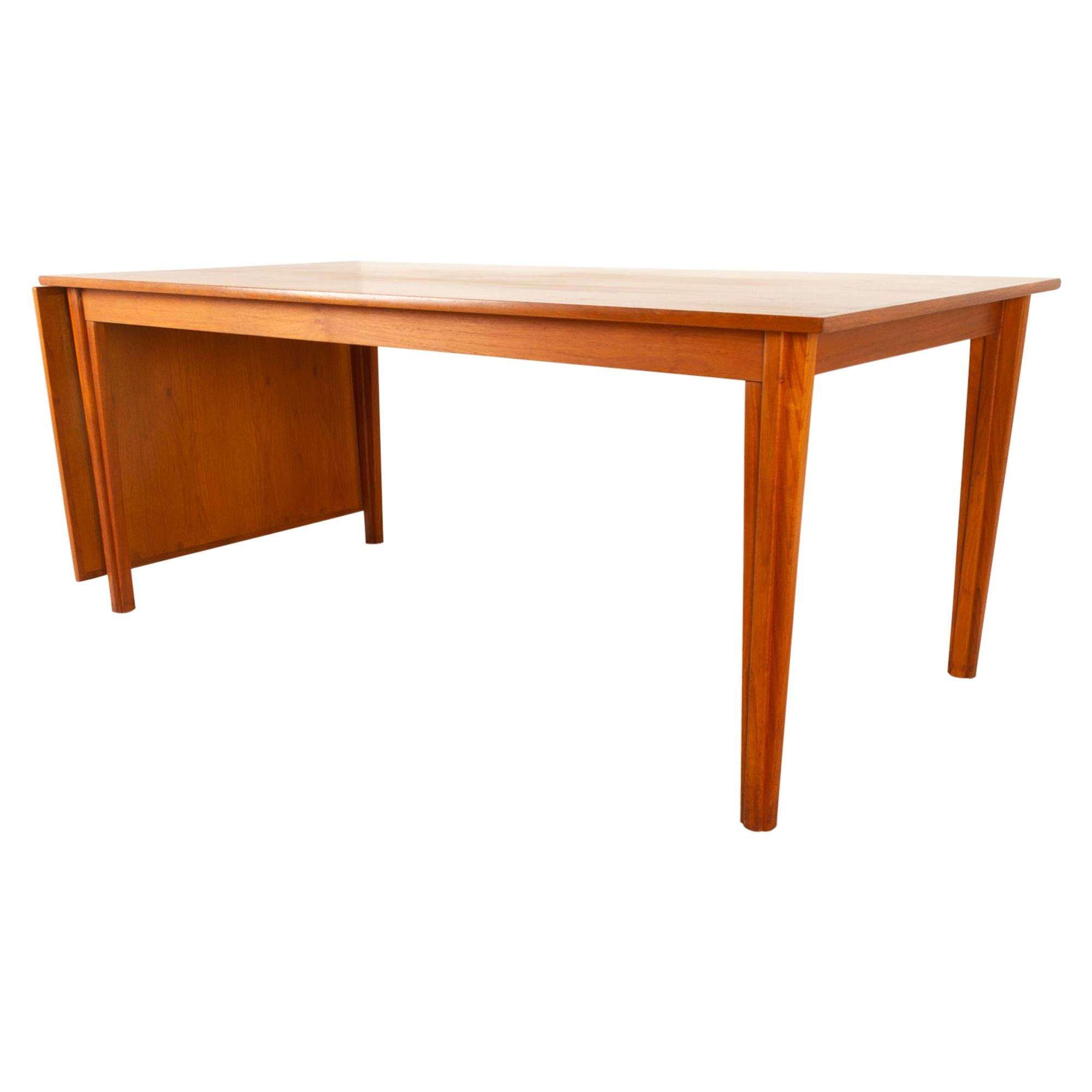 Danish teak coffee table convertible into a scandinavian dining table –  F136 – Danke Galerie