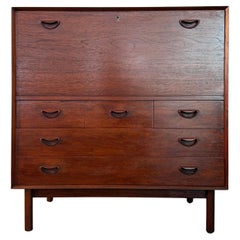 Mueble bar seco moderno danés de teca de Peter Hvidt y Orla Mølgaard-Nielsen