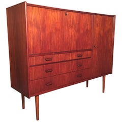 Danish Modern Teak Dry Bar