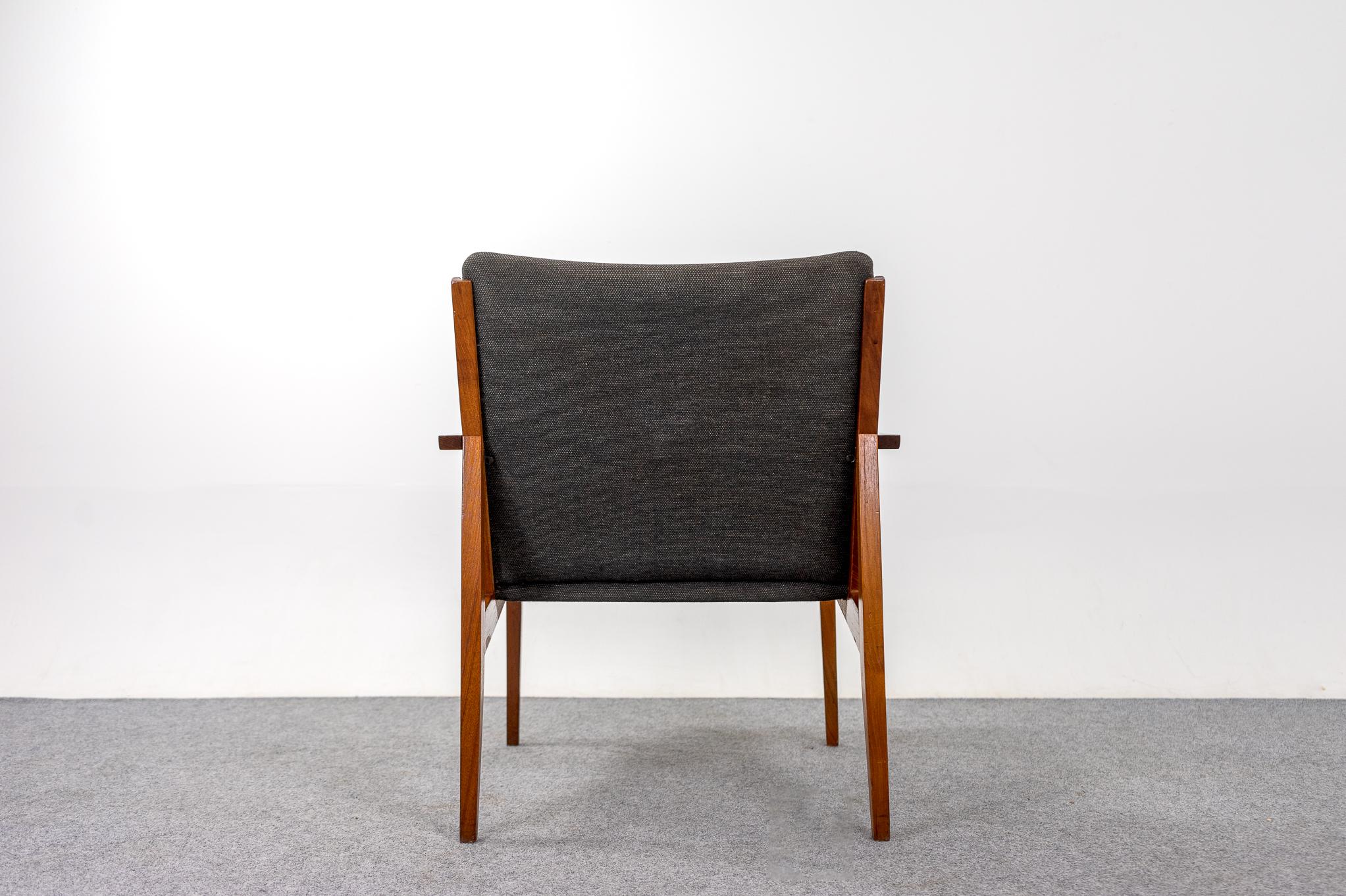 Scandinavian Modern Danish Modern Teak Easy Chair For Sale