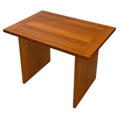 Danish Modern Teak End / Cocktail Table by Ansager Møbler, Denmark, circa 1980s