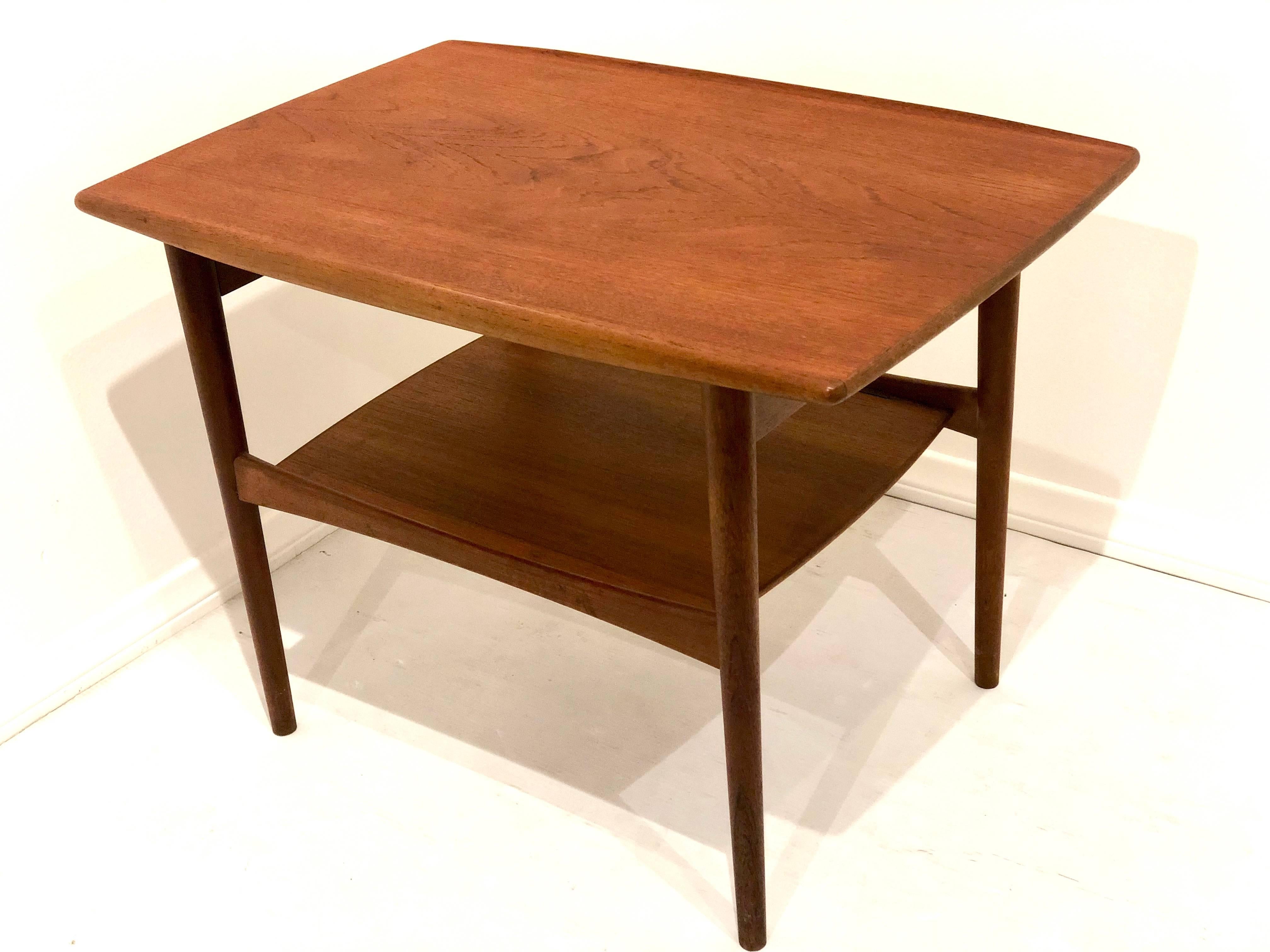 danish teak end table