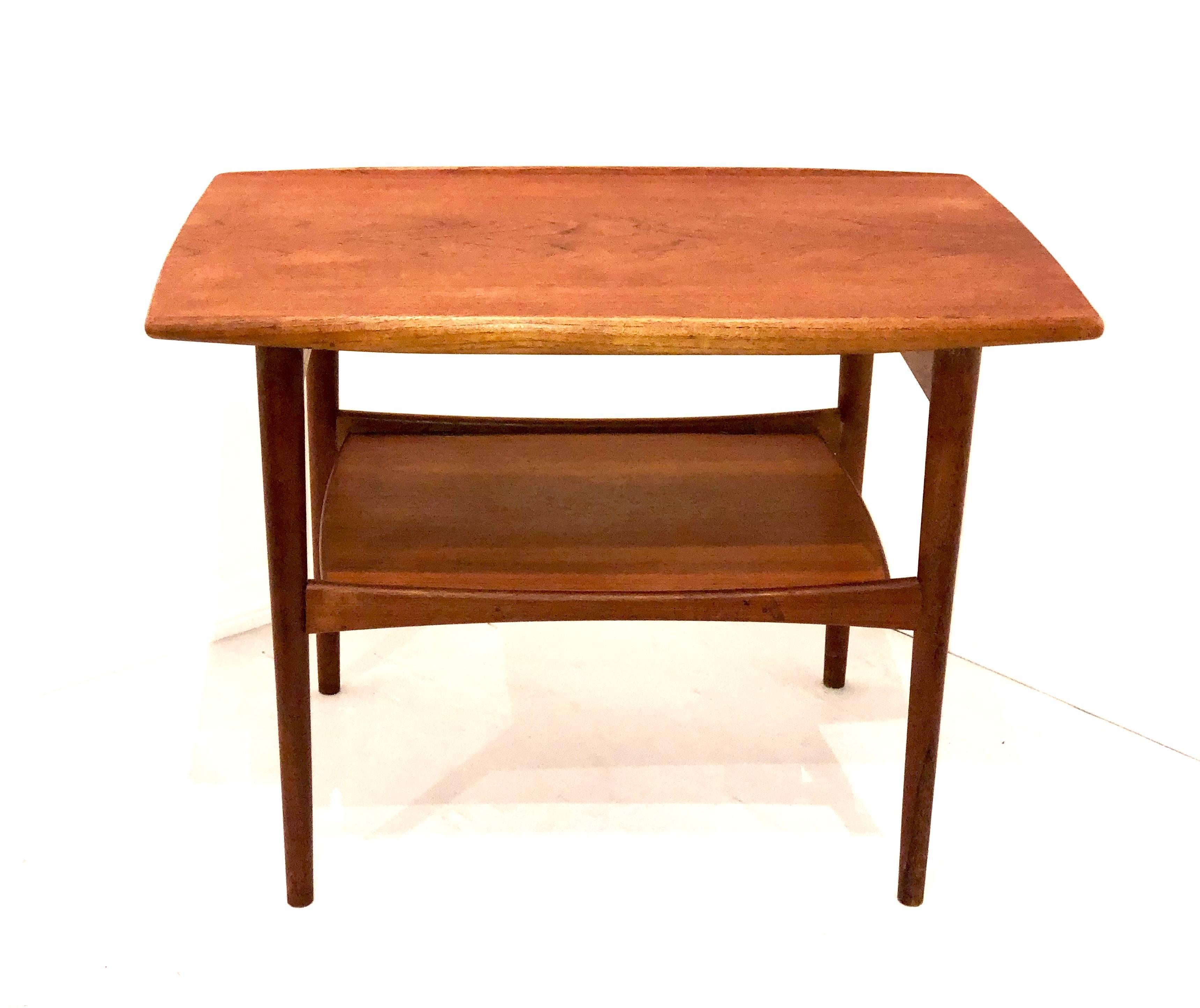 teak end tables