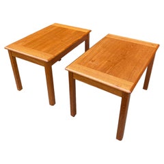 Danish Modern Teak End Tables by Domino Mobler