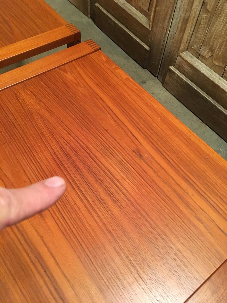 Danish Modern Teak End Tables For Sale at 1stDibs danish modern end