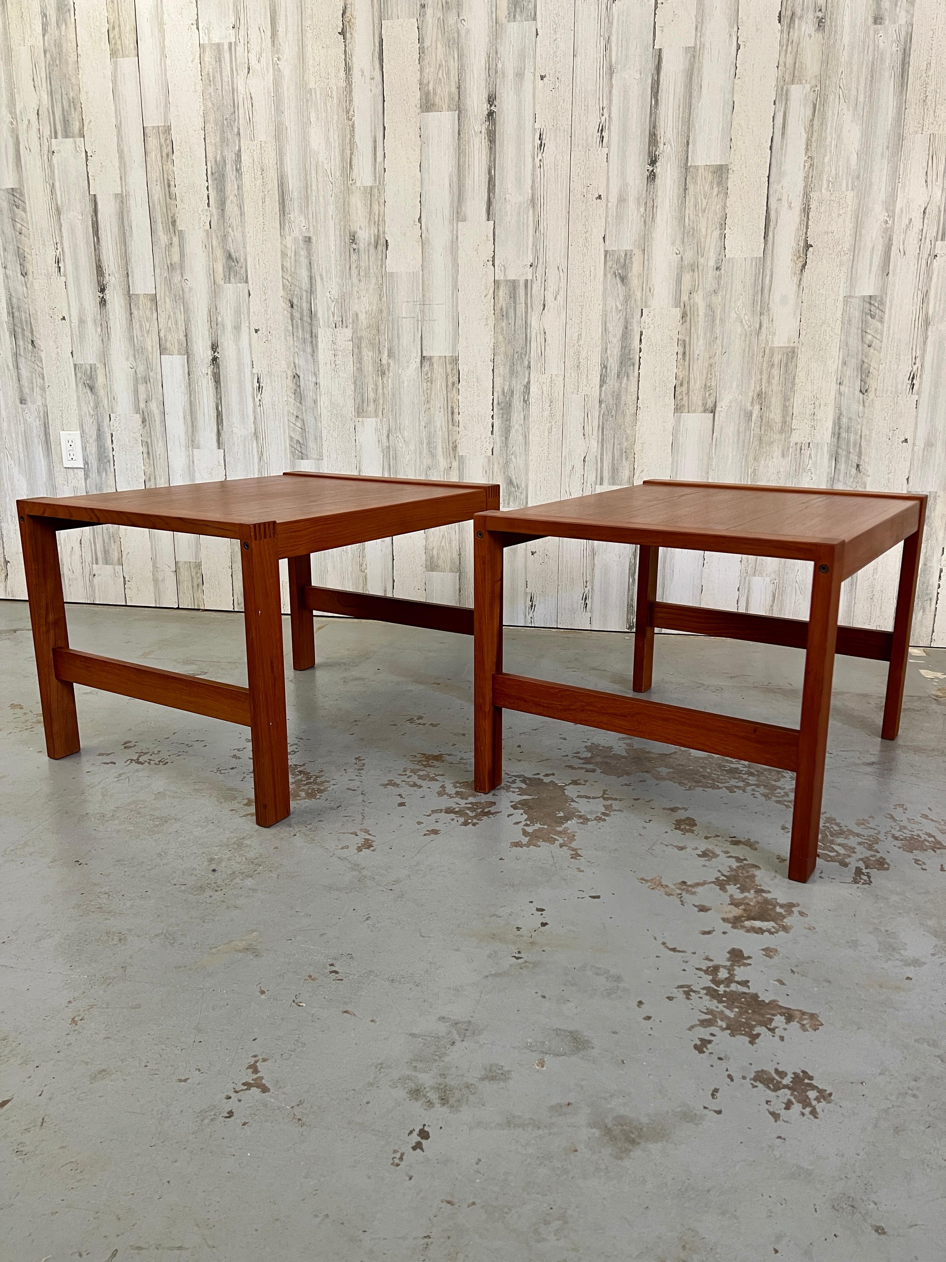 20th Century Danish Modern Teak End Tables