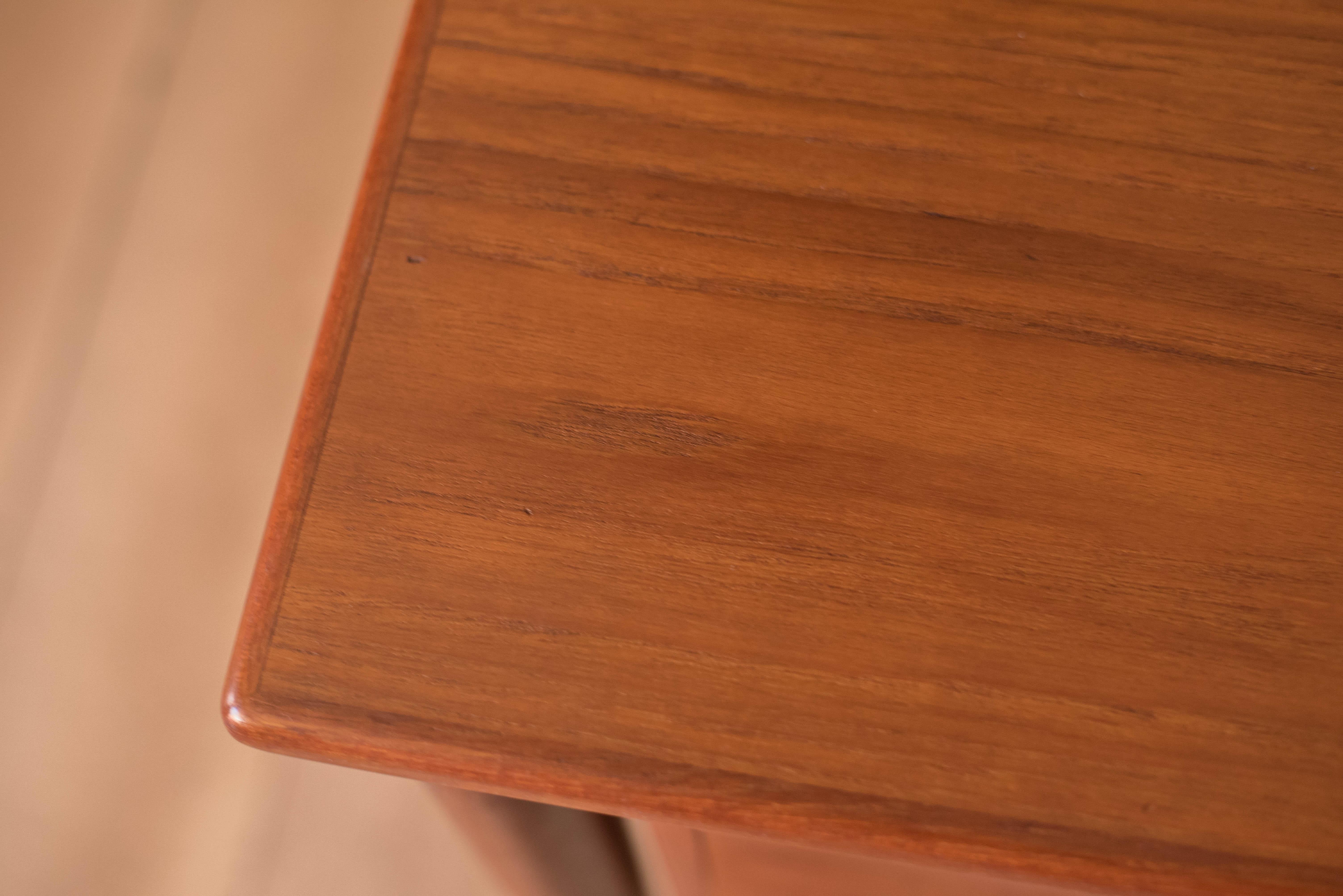 Danish Modern Teak Executive Writing Desk by Borge Mogensen for Soborg Mobler in vendita 12