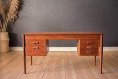 Bureau de direction danois moderne en teck de Borge Mogensen pour Soborg Mobler