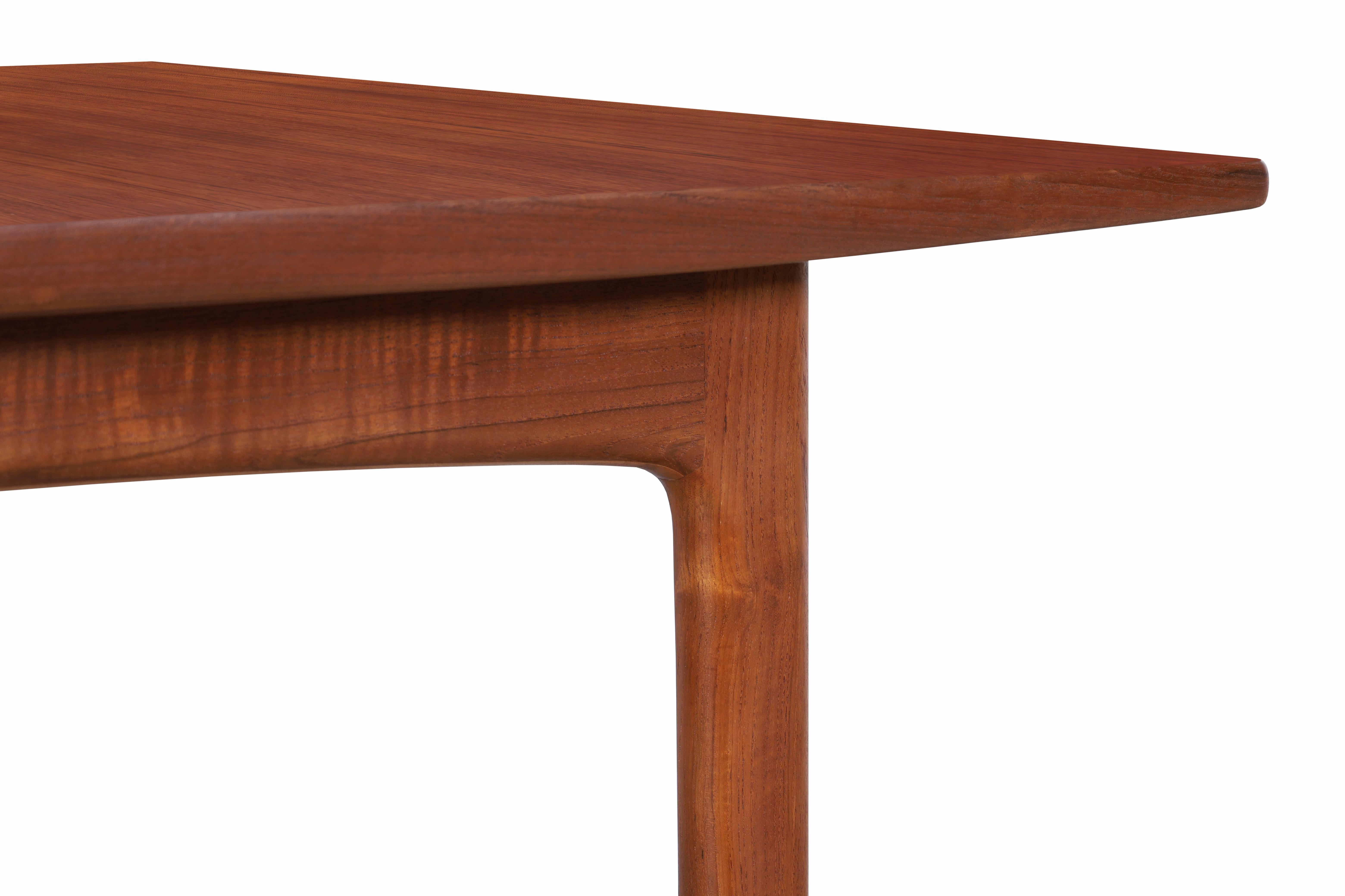 Mid-20th Century Midcentury Teak Expanding Dining Table by Folke Ohlsson for DUX
