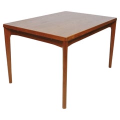 Danish Modern Teak Extendable Dining Table by Henning Kjaernulf for Vejle Stole