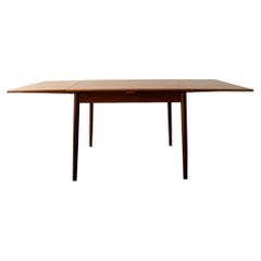 Danish Modern Teak Extendable Dining Table Model 24 by Ansager Møbler, 1960s