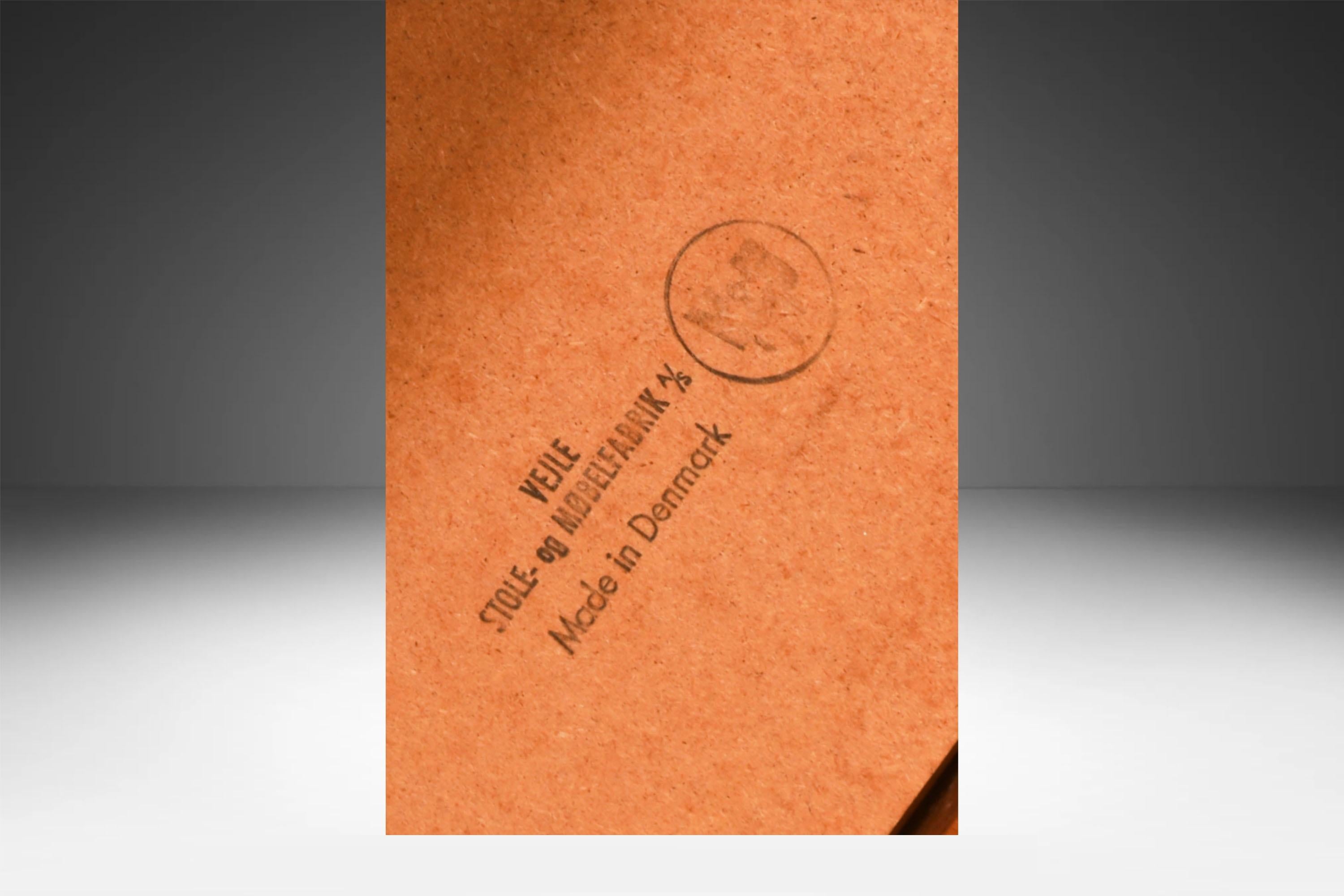 Table à manger moderne danoise en teck à rallonge Vejle Stole & Møbelfabrik en vente 4