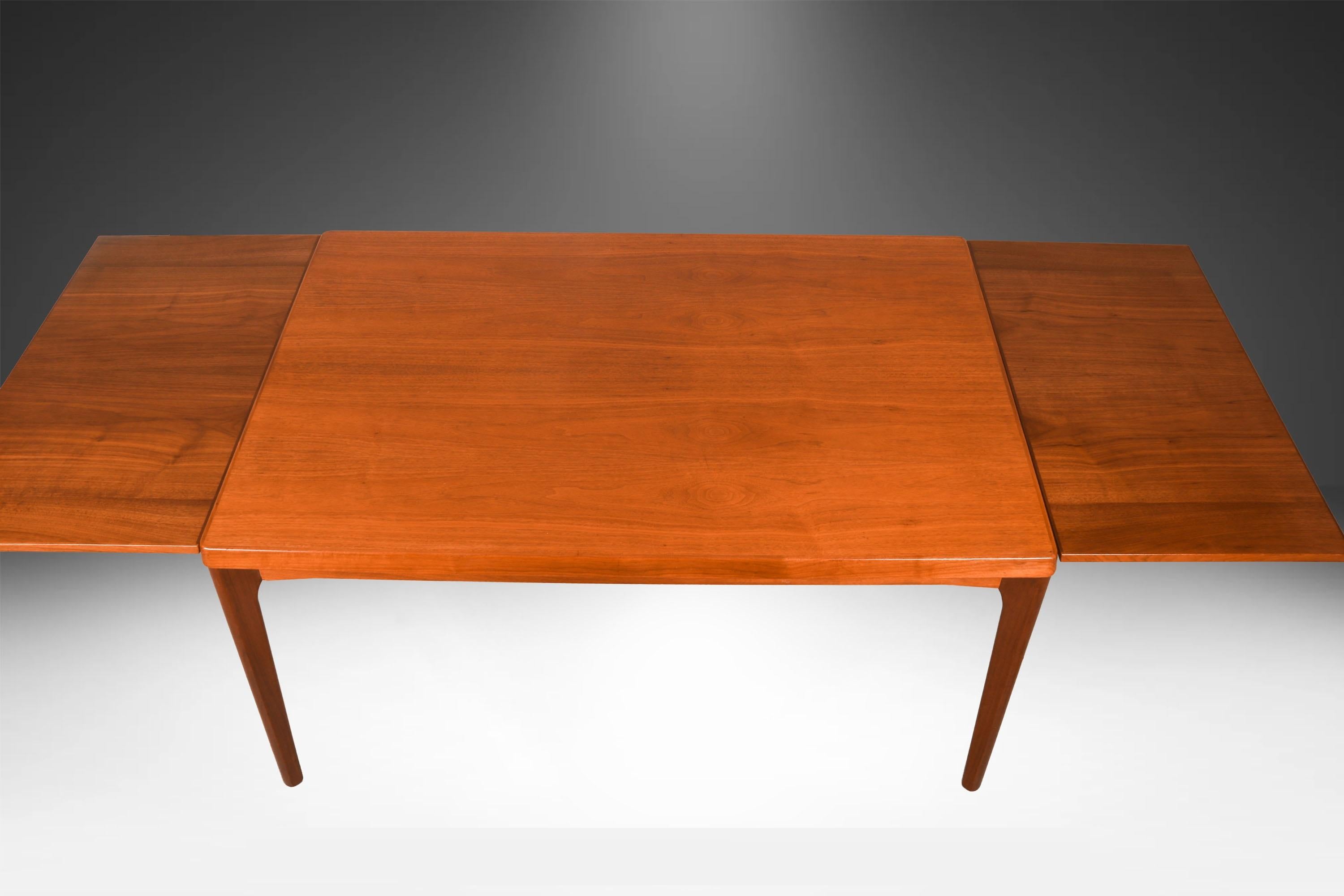 Danois Table à manger moderne danoise en teck à rallonge Vejle Stole & Møbelfabrik en vente