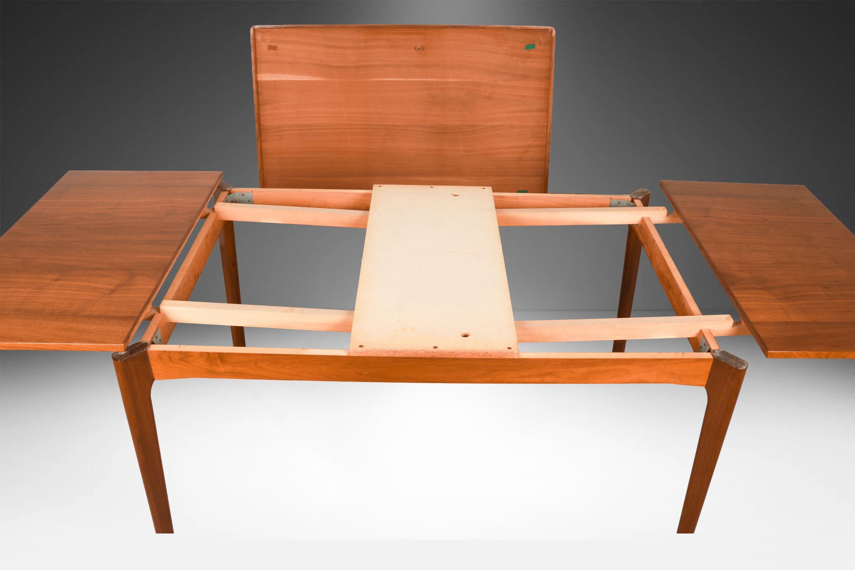 Table à manger moderne danoise en teck à rallonge Vejle Stole & Møbelfabrik en vente 1