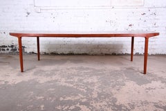 Danish Modern Teak Extension Dining Table by Harry Ostergaard, 1960s