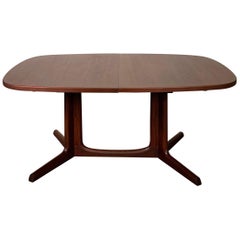 Danish Modern Teak Extension Dining Table by Niels O. Moller, Gudme Mobilfabrik