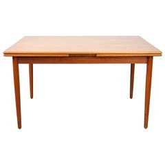 Danish Modern Teak Extension Dining Table