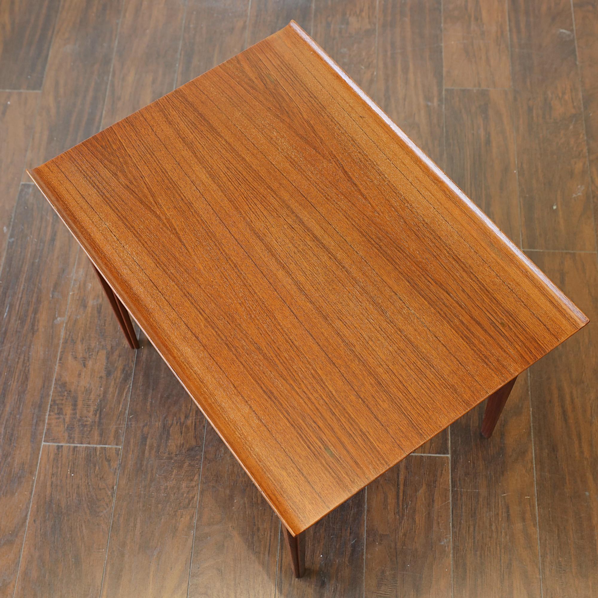 Mid-20th Century Danish Modern Teak FD533 Side Table by Finn Juhl for France & Son For Sale