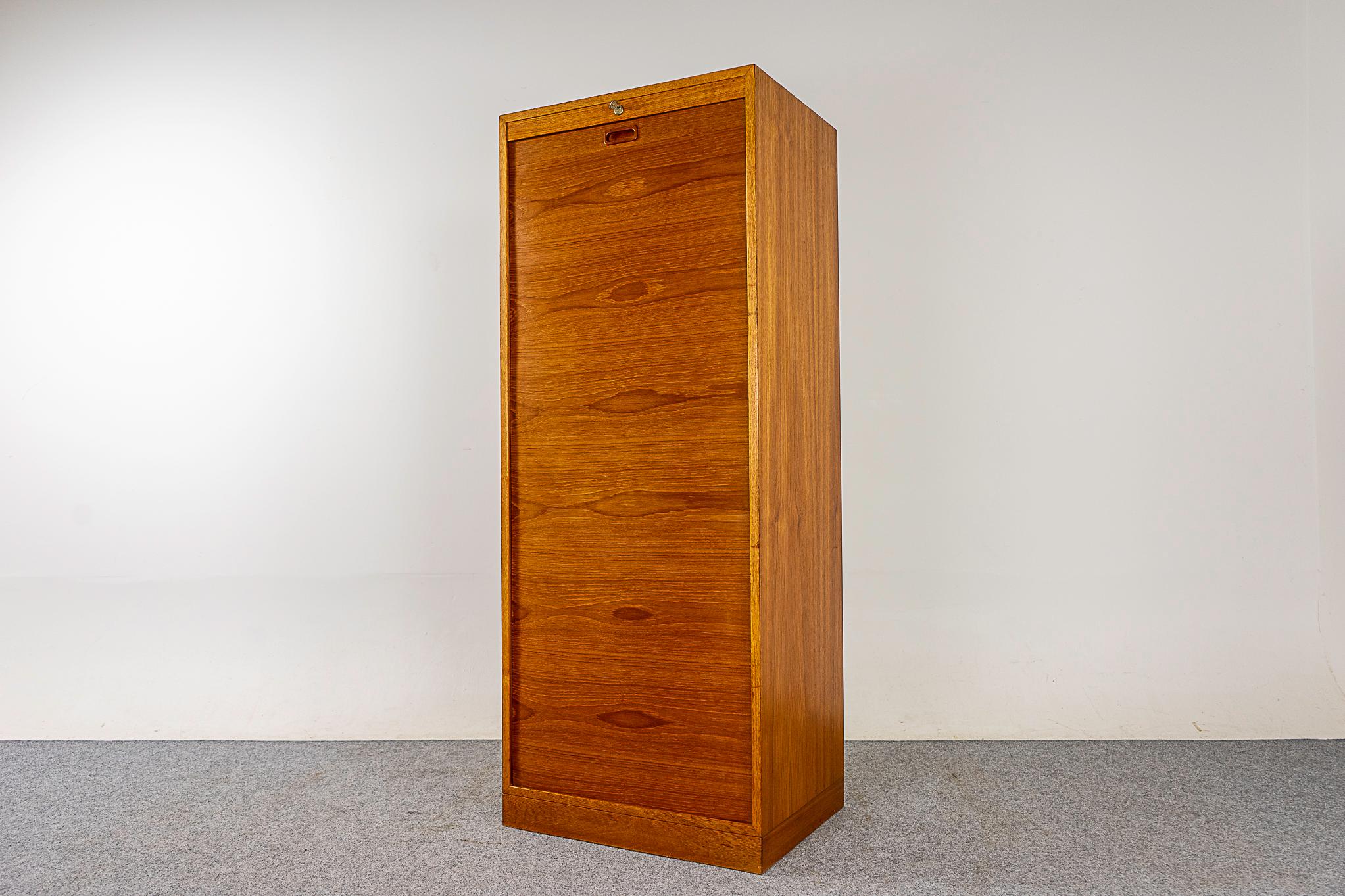 Danish Modern Teak File Cabinet 4