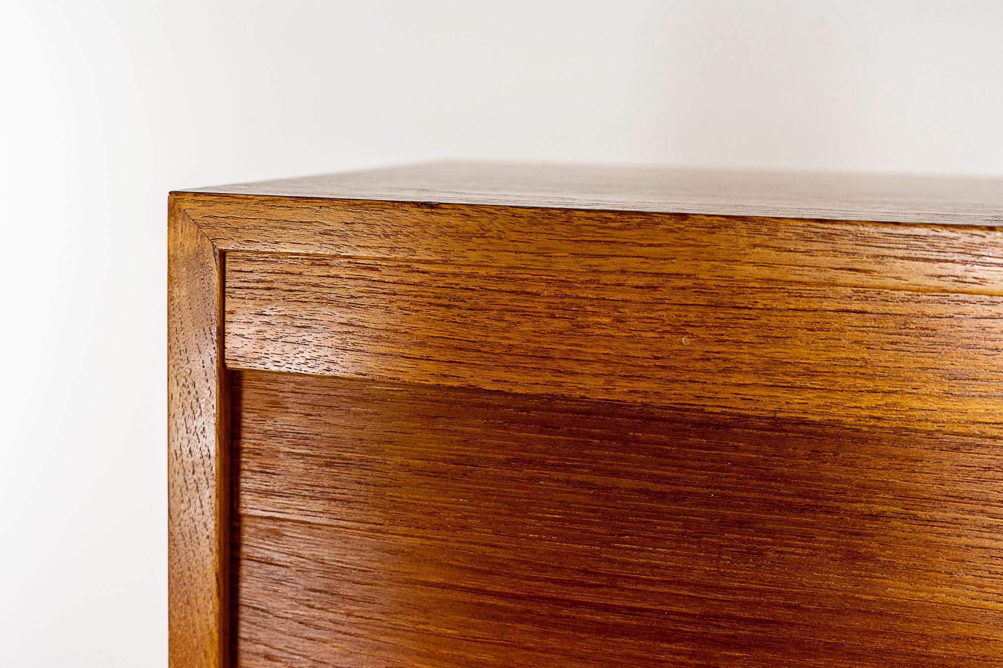 Veneer Danish Modern Teak File Cabinet