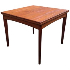 Danish Modern Teak Flip Top Dining Table