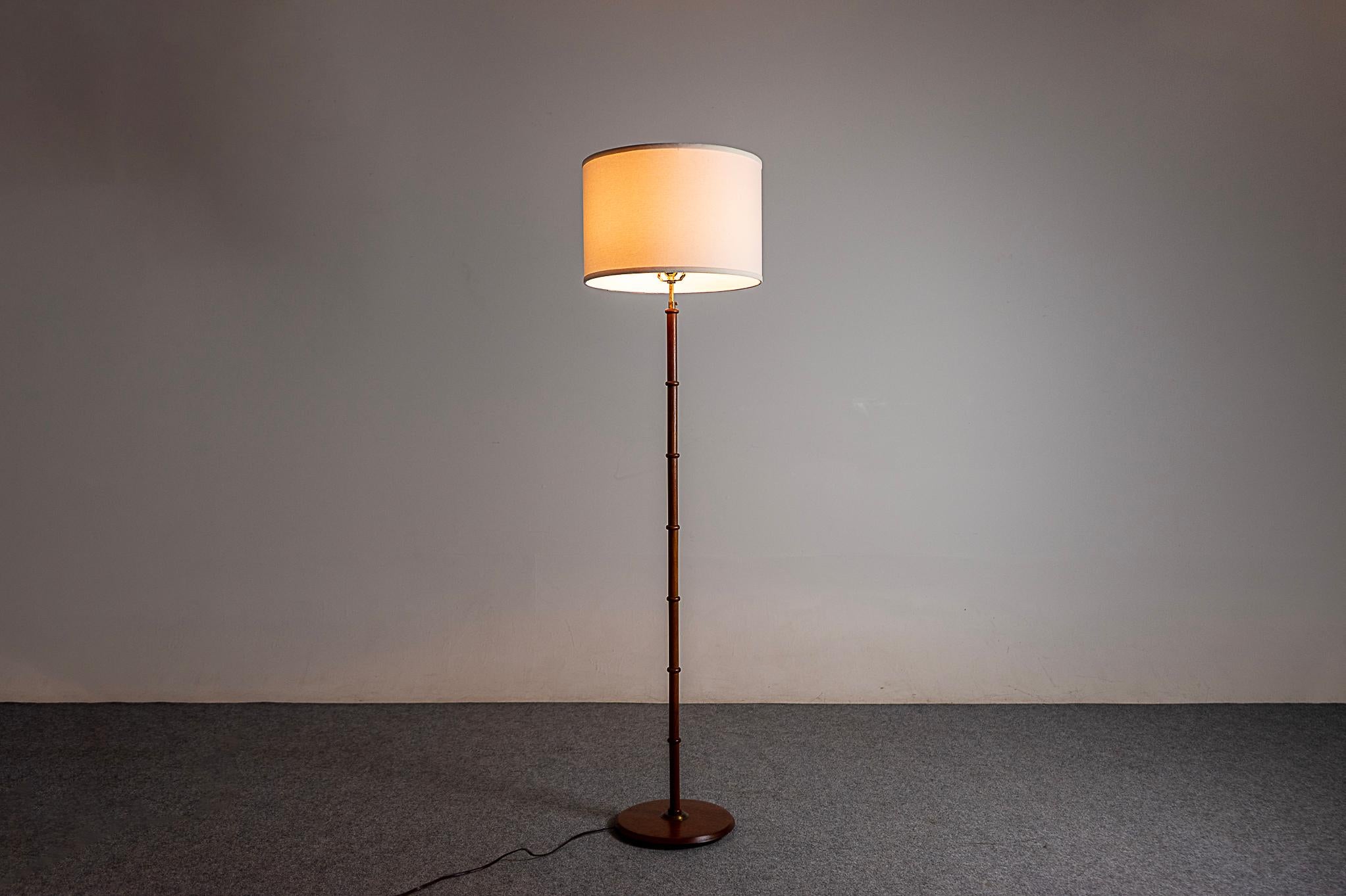 Danish Modern Teak Floor Lamp 2