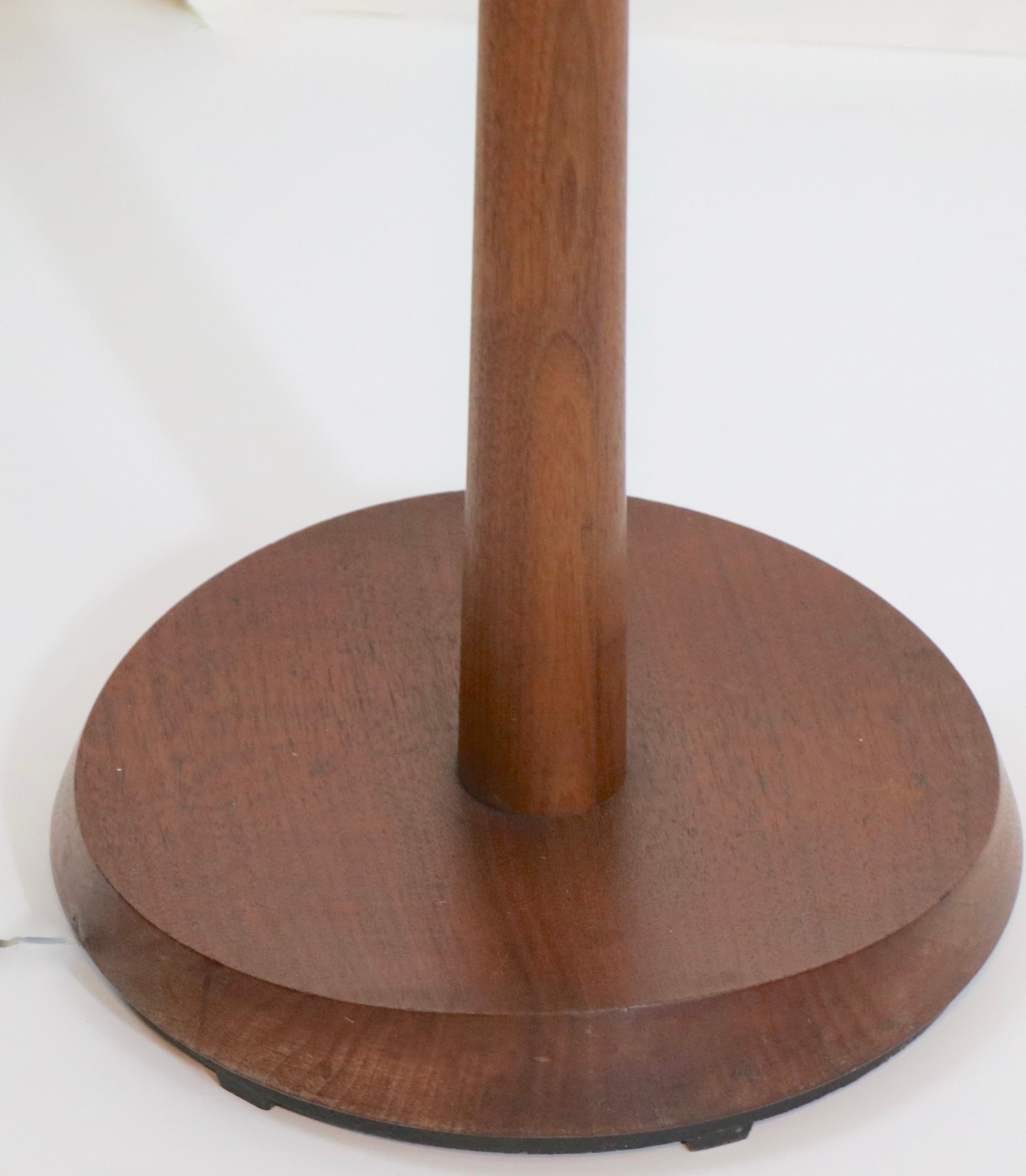floor lamp with wood base