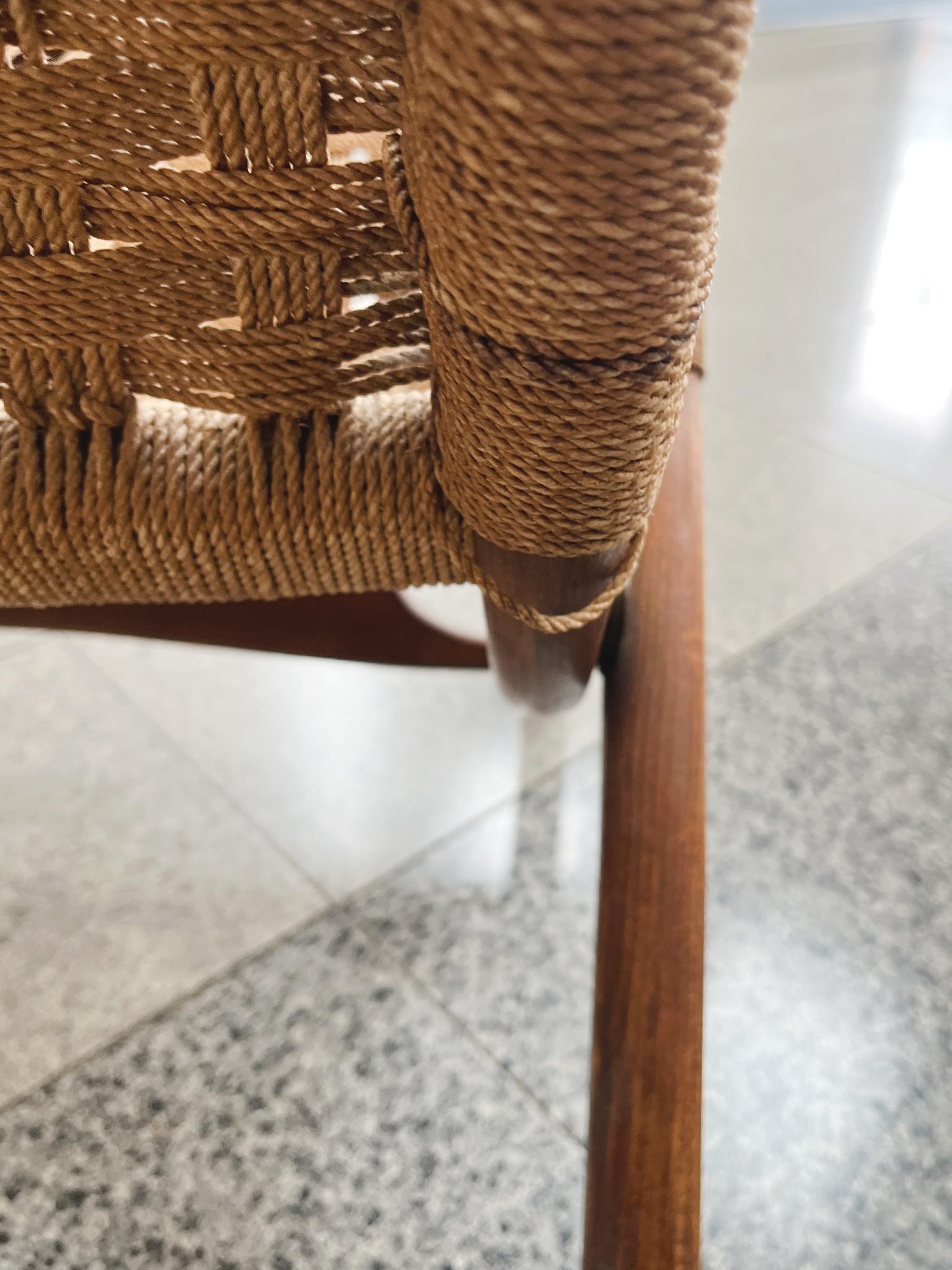 Danish Modern Teak Folding Chairs in the Style of Ebert Wels - A Pair For Sale 5