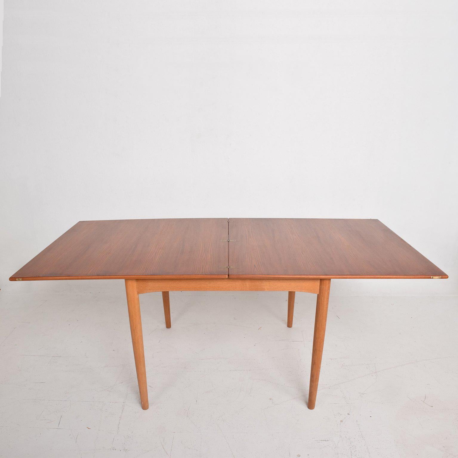 Scandinavian Modern Danish Modern Teak Folding Dining Table