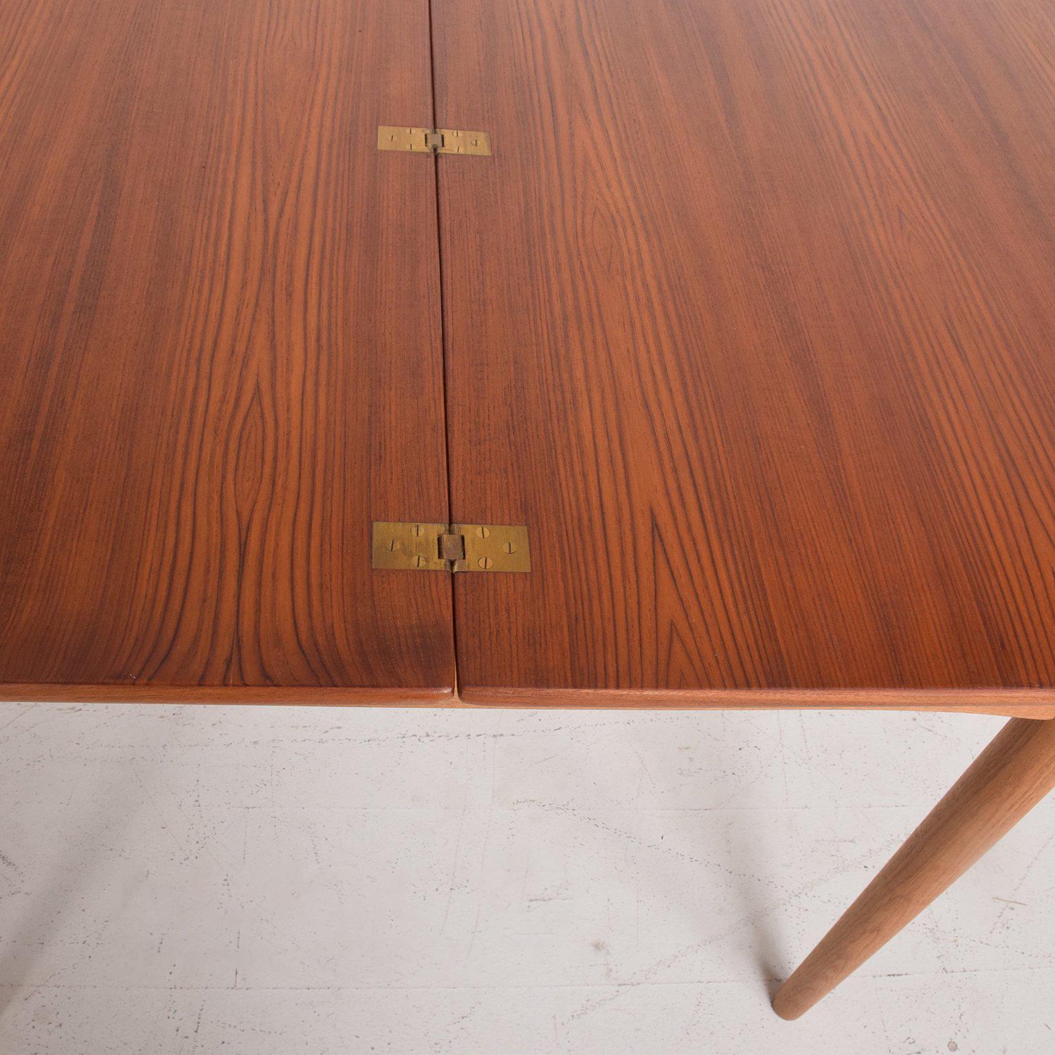 Mid-20th Century Danish Modern Teak Folding Dining Table