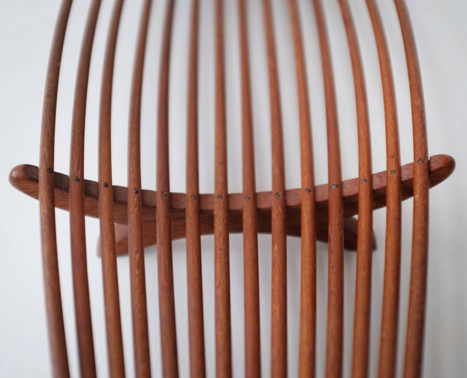 Danish Modern Teak Fruit Basket, 1950s 1