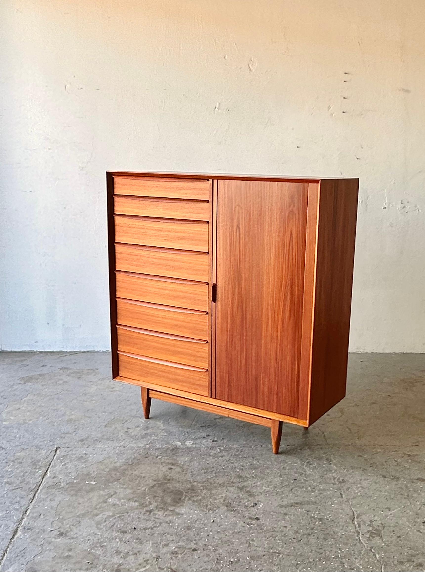 Danish Modern Teak Gentleman’s Chest by Svend A Madsen for Mobelfabrik 5