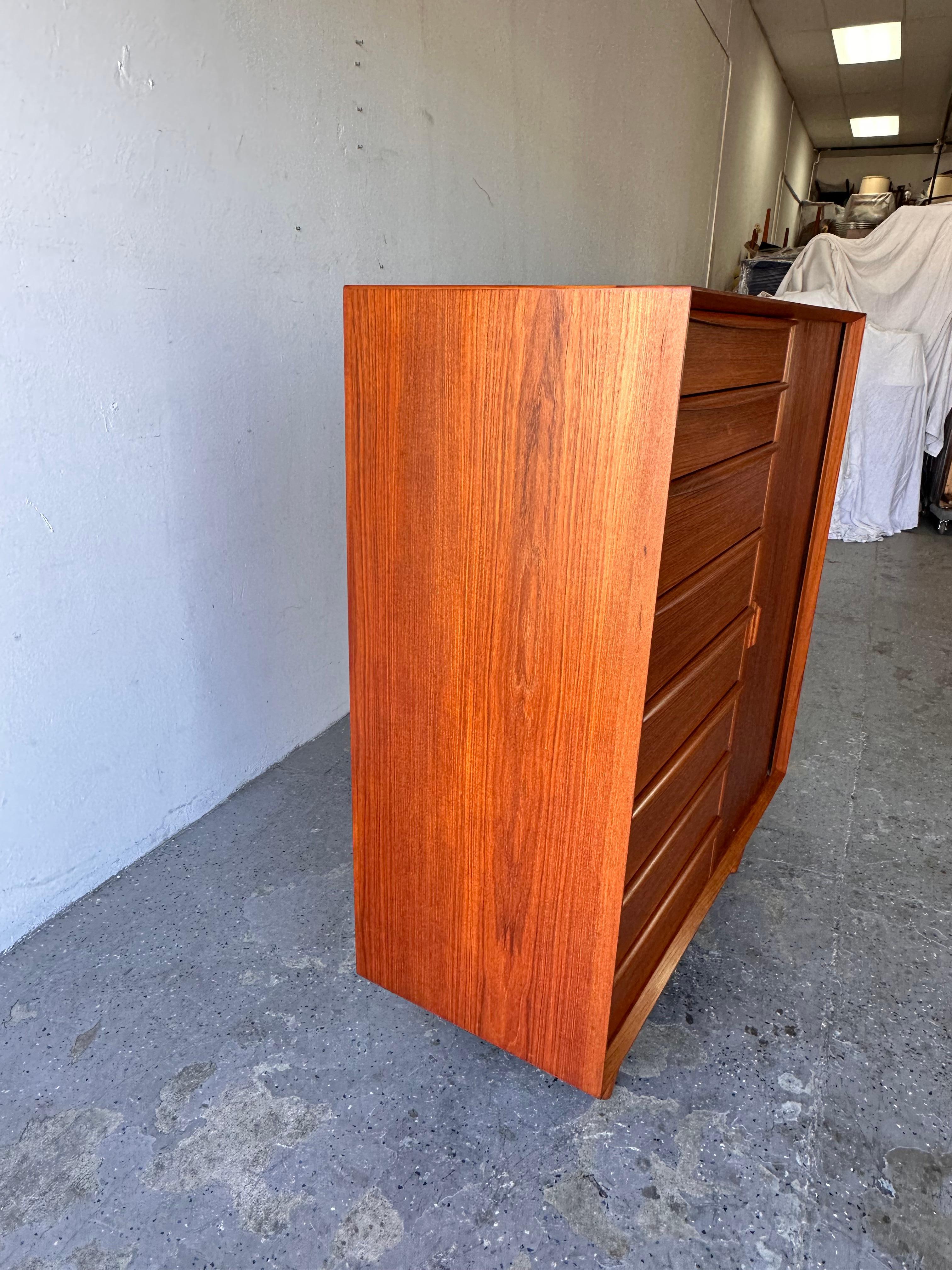 Danish Modern Teak Gentleman’s Chest by Svend A Madsen for Mobelfabrik 6