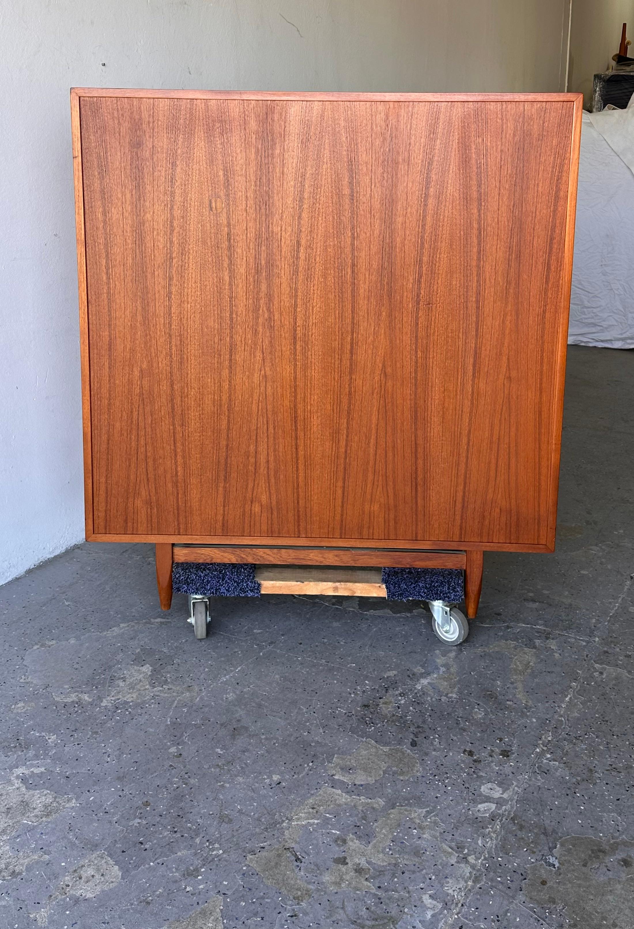 Scandinavian Modern Danish Modern Teak Gentleman’s Chest by Svend A Madsen for Mobelfabrik