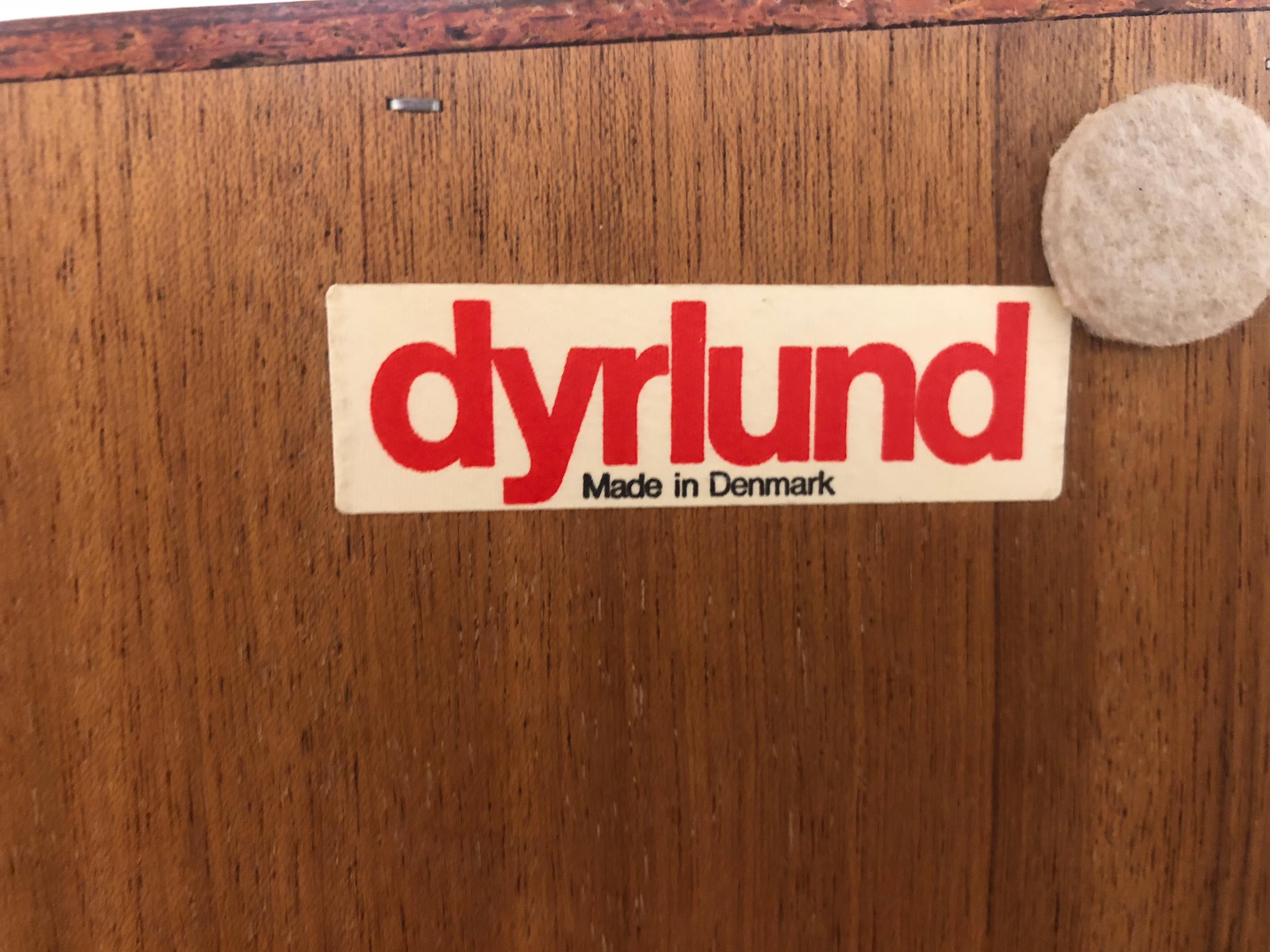 Danish Modern Teak Glass Bookcase by Dyrlund on Solid Iron Base 5