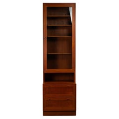 Dänischer Modern Teak & Glas Schrank
