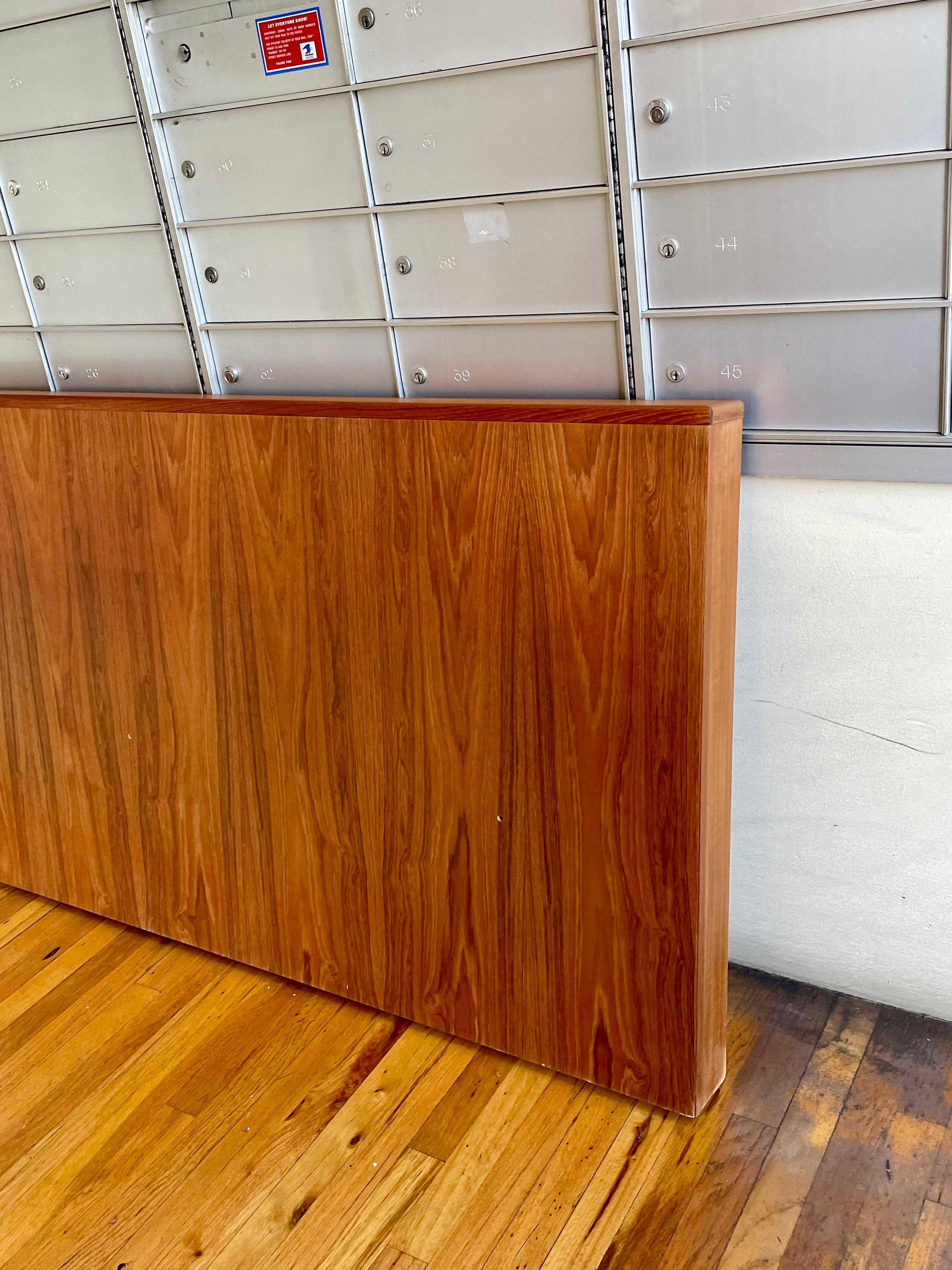 20th Century Danish Modern Teak Headboard California King Size