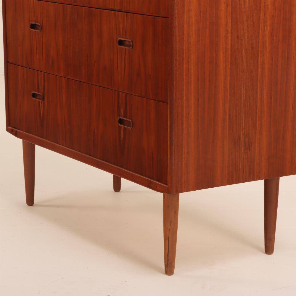Danish Modern Teak Highboy Dresser by Falster. 1