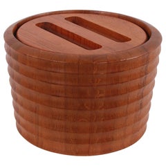 Danish Modern Teak Ice Bucket 1960s Designed by AQ Scanlook