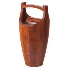 Danish Modern Teak Ice Bucket by Jens Quistgaard for Dansk, Denmark, c. 1960's