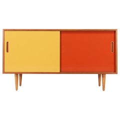 Danish Modern Teak & Lacquered Credenza by Carlo Jensen for Hundevad & Co