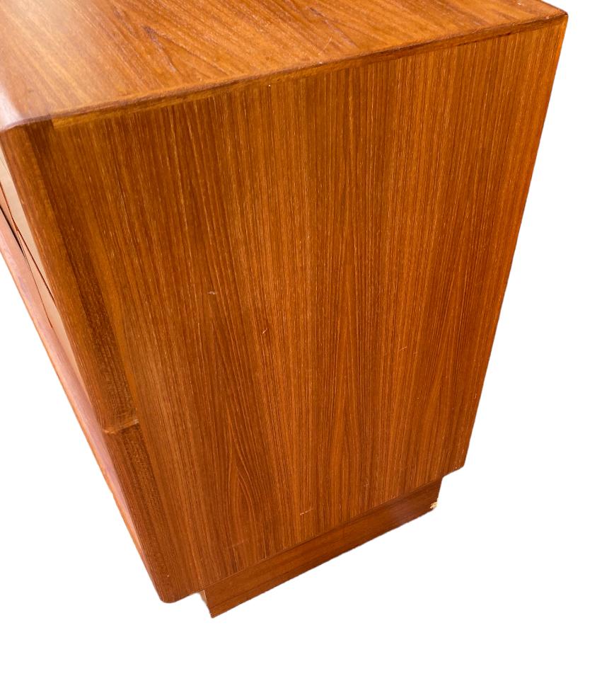 Danish Modern Teak Long Dresser or Credenza For Sale 1