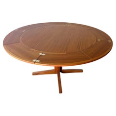 Danish Modern teak "Lotus" or "Flip-Flap" dining table by Dyrlund