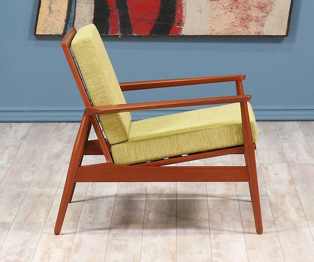 Danish Modern Teak Lounge Chair -Denmark In Excellent Condition In Los Angeles, CA