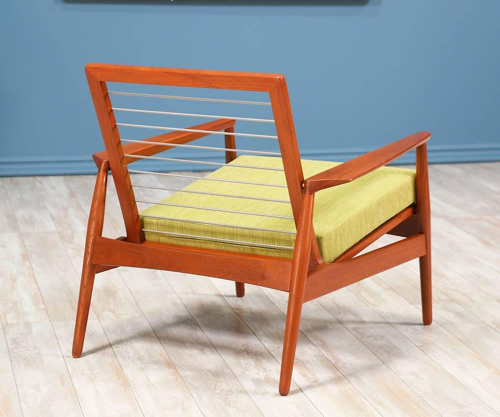 Mid-20th Century Danish Modern Teak Lounge Chair -Denmark