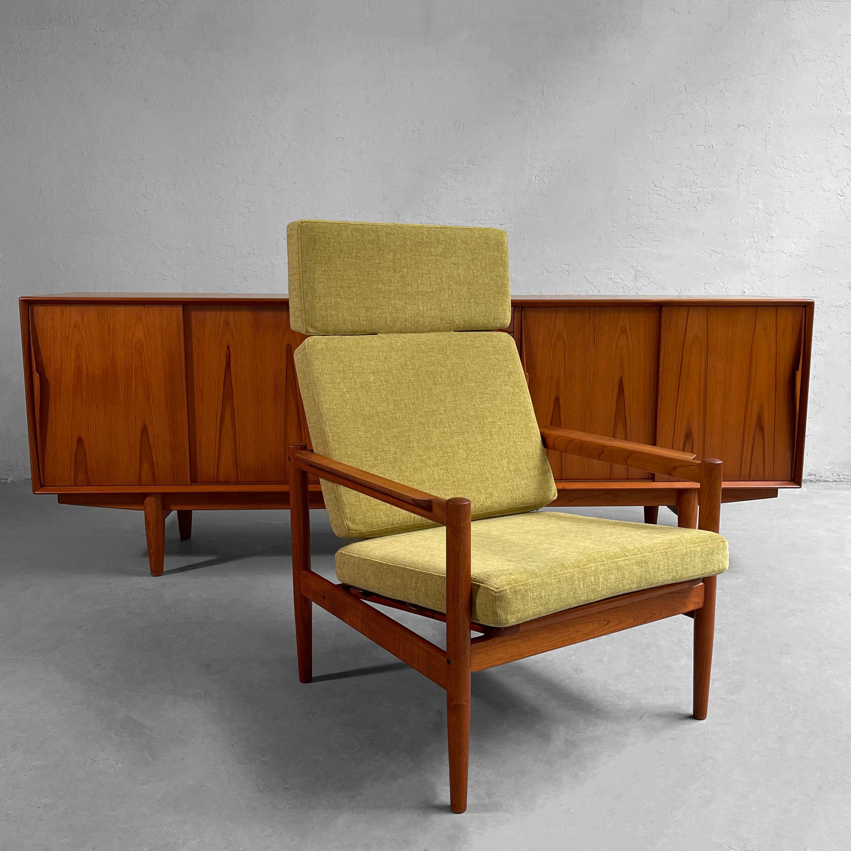 Scandinavian Modern Danish Modern Teak Lounge Chair by Borge Jensen