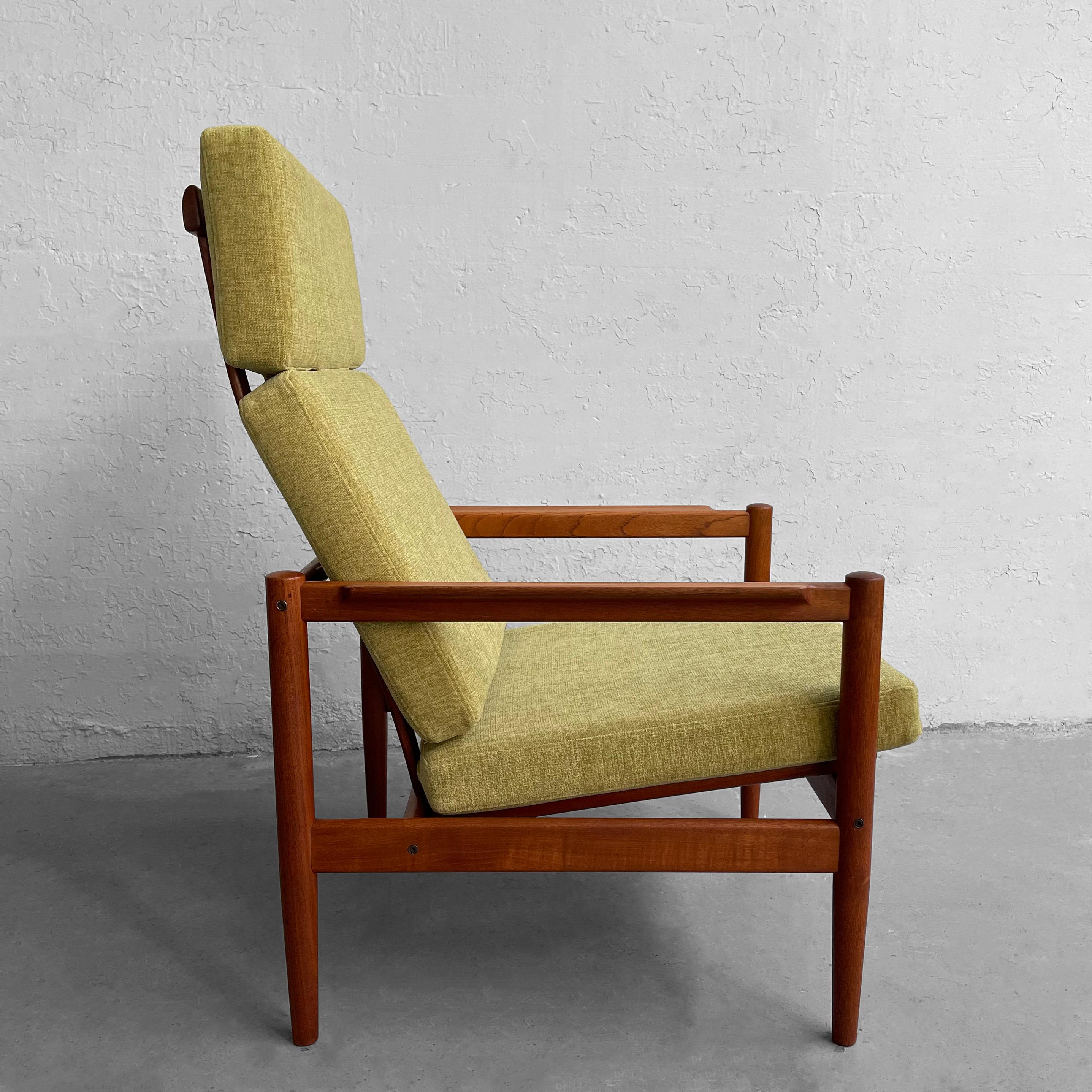 20th Century Danish Modern Teak Lounge Chair by Borge Jensen