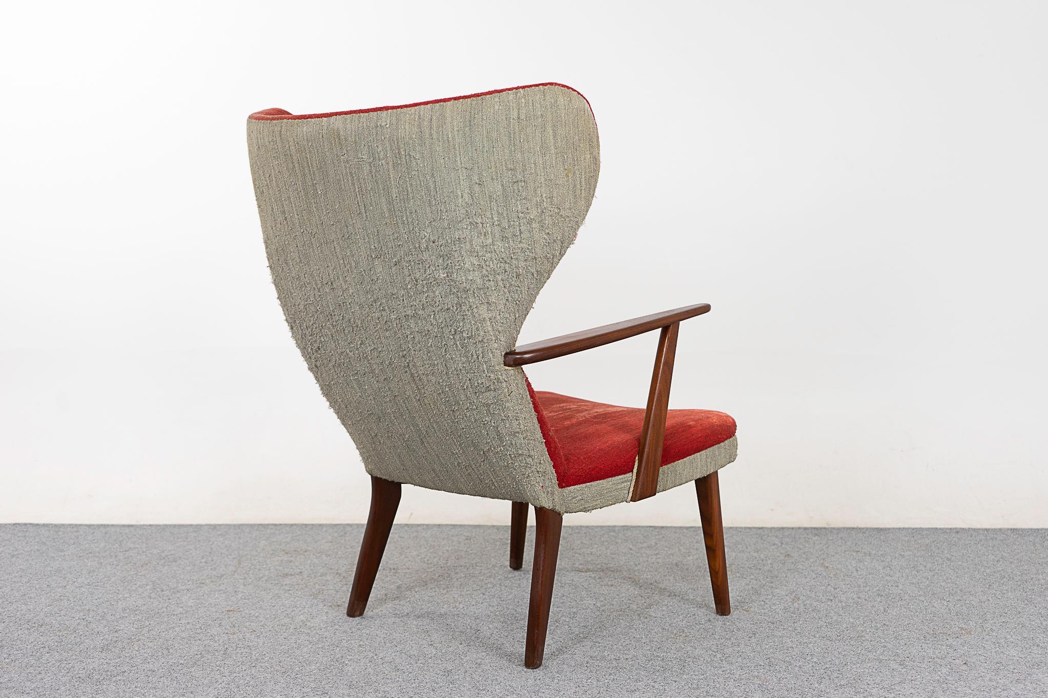 Danish Modern Teak Lounge Chair For Sale 7